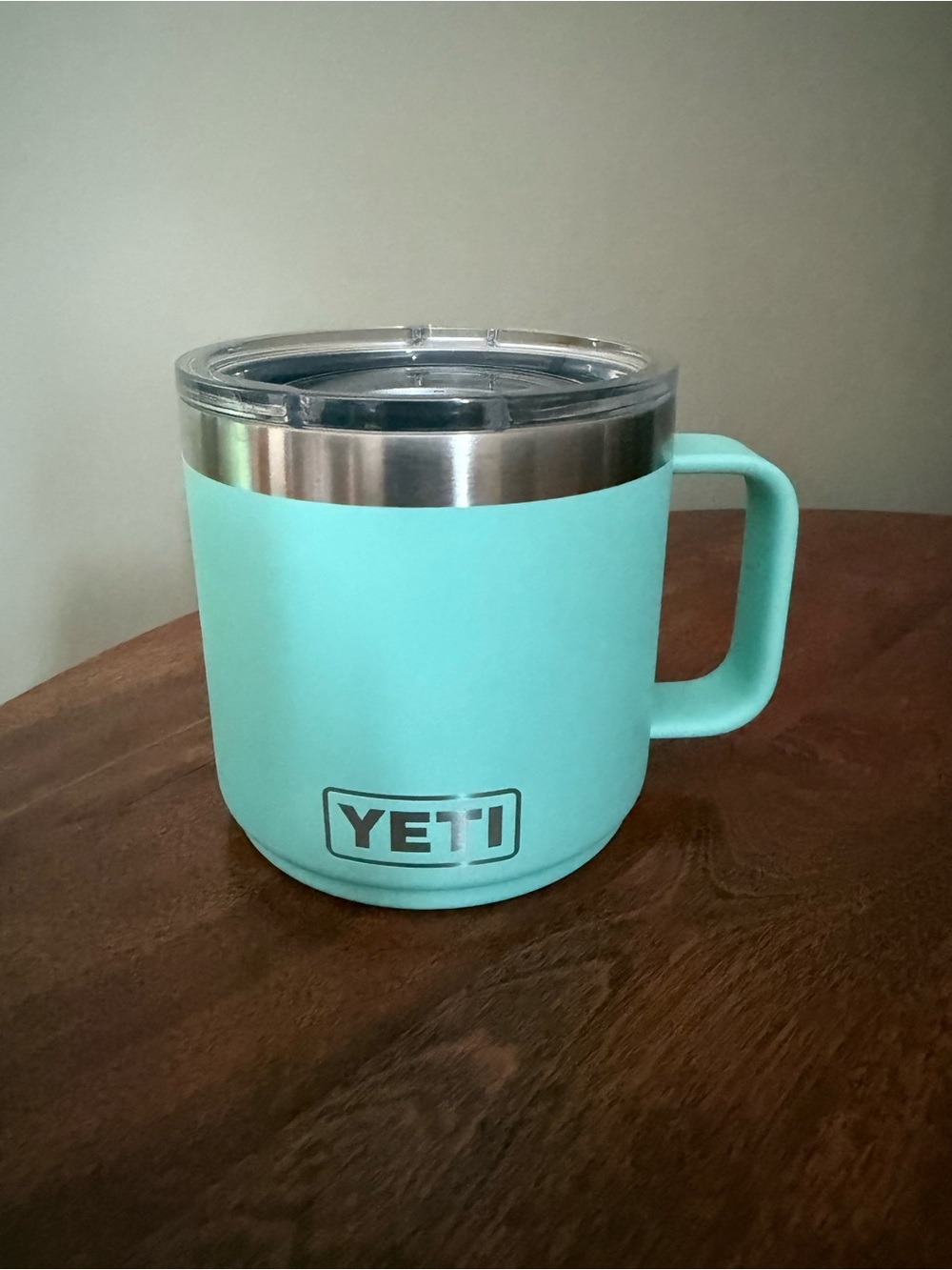 Yeti Mint Green Insulated Travel Mug with Handle